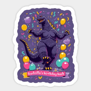 birthday bash Sticker